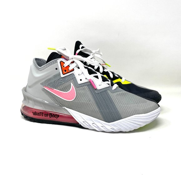 Nike Shoes - NIKE Women Size CV7562 005 LEBRON XVIII LOW lt Smoke Grey Sunset Sulse Shoes